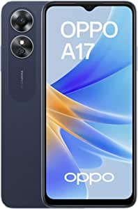 Passez la souris sur l'image pour zoomer OPPO A17 - Smartphone 4G - 4 Go Ram + 64 Go - Double Capteur Photo 50 MP, Frontal 5 MP - Écran LCD 60 Hz 6,6" - Batterie 5000 mAh - Noir